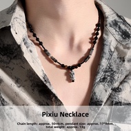 CHUNYAN | Ag999 Pixiu Stylish Obsidian Chinese-style Choker