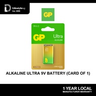 GP Alkaline Ultra 9V Battery (Card of 1)