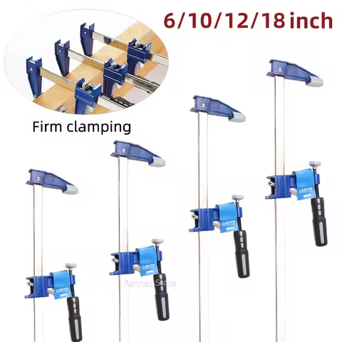 1PCS F-Type Fixing Clamp Woodworking Positioning Clip 6/10/12/18inch Adjustable Quick Clamp Heavy Ca