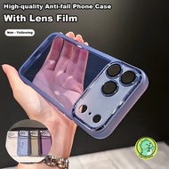 Phone Case With Lens Glass For Realme 10 Pro Plus 10T 9 9i 8 8i 8S 7i Global 6i 5 5s 5i C15 C12 C11 