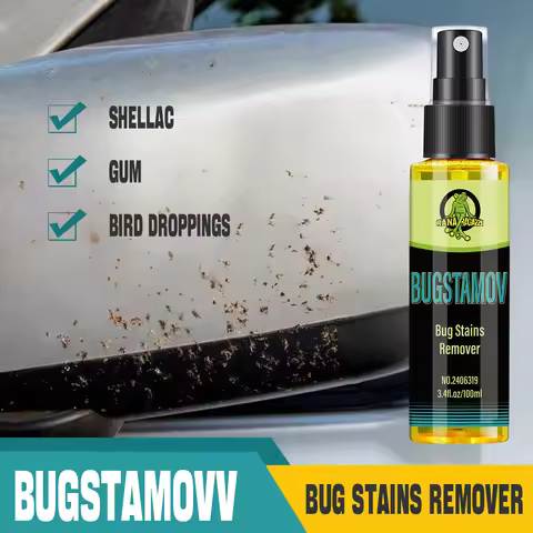 Bug Stains Remover Insect Gum Bird Droppings Flying Paint Car Stickers Strong Adhesive Remover Ceram