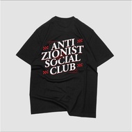 250gsm Oversized Funtee T-Shirt - Anti Zionist Social Club Heavyweight Trendy Top