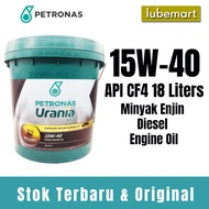 Petronas Urania 800 15W40 CF4 (18liters) - CF4 Diesel Engine Oil 18L (Ready Stock)