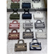 Dior mini Tote Bag Ladies Handbag Canvas Bag 1IEU