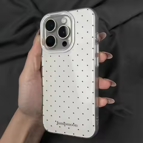 Korean ins simple color polka dots Phone Case For Xiaomi Redmi Note K60 13 12 12C 11 10 10C 13C 10X 