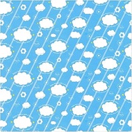 Torne Leisure Sheet, Blue Sky, 2 Tatami Mat, For 3 to 5 People, Folds Compact, 70.9 x 70.9 inches (1