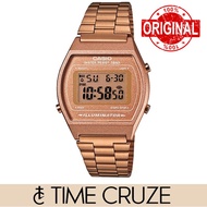 [Time Cruze] Casio B640 Adjustable Rose Gold IP Stainless Steel Digital Women Watch B640WC-5A B640WC