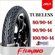 Tubeless Matic Tire FDR Flemino 80/90-14 90/90-14 100/90-14 FDR 90/90-14 Tubeless tire 80/90-14 Mati