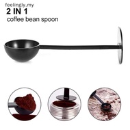 [T&B] 2-in-1 Espresso Coffee Bean Tea Spoon Cafe Professional Measuring 10g {my}