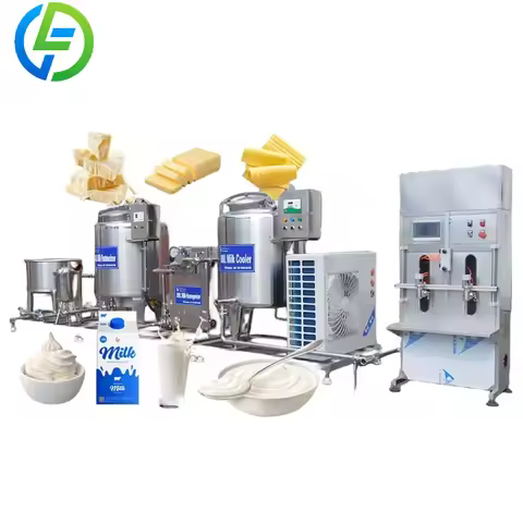 Customize Cheese Automatic Maker Make Machine Planta Fresca 2000L Production Line of Yogurt