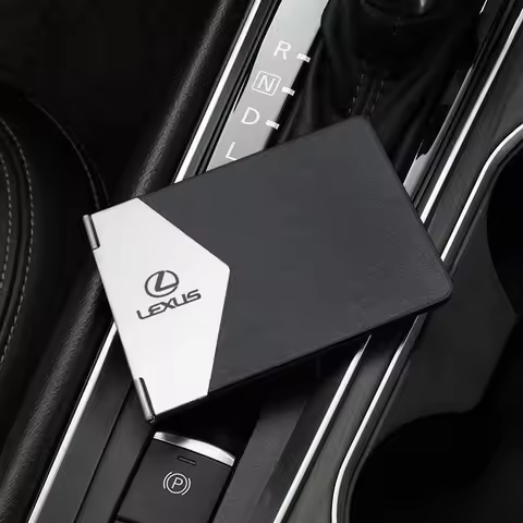 Car Logo Credit Card Holder Cover Men Women ID Wallet For Lexus F SPORT IS250 IS200 CT200h GS300 LS4