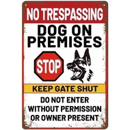 Beware Of Dog Signs For Fence Warning Do Not Enter Metal Signs No Trespassing Dog On Premises Sign F