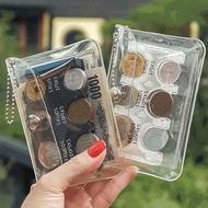 Coin Wallet Portable Change Storage Transparent Card Bag Currency Whole Slang Device Men And Women U