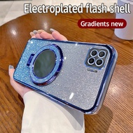 LIFEBELLE Casing For OPPO F17 F17 Pro Reno4 F A73 A93 2020 CaseWith Mirror+Fashion Premium Glisten S