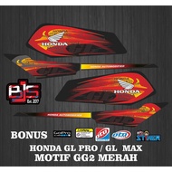MERAH GL Pro Striping - GL Pro max GG2 Red Decal Sticker