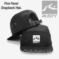 Rusty 5 Panel HAT | Premium 5 Panel Hat | Five Panel Snapback Hat | Distro HAT