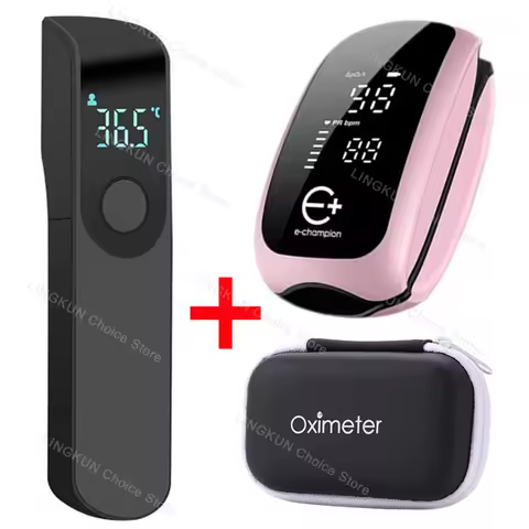 Rechargeable Medical Oximeter Strap Lanyard Fingertip Pulse Oximeter Blood Oxygen Saturation Monitor
