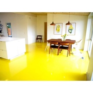 SUNRISE YELLOW HE6669 EPOXY PAINT ( HEAVY DUTY BRAND ) 1L / HIGH QUALITY EPOXY PAINT include Hardener / CAT LANTAI &amp; TIL