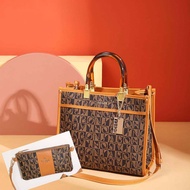 (Premium Quality)Bonia_Set 2in1 Ladies Bag and Wristlet