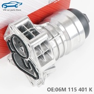 06M115401L Aluminum Engine Oil Filter Housing For NEW EA837 AUDI A4 B9 A5 A6 C8 A7 A8 Q5 Q7 Q8 VW To
