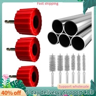 Metal Pipe Cleaner, Drill Attachment Pipe Cleaner, Copper Pipe Tools, Pipe Cleaning Tool Set, 3X Pip