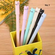 Cute cat character pen - cat pen - liquid ink gel pen