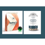 MyProtein Creapure Micronised Creatine 245 Capsules Creatine Monohydrate Impact Creatine Powder