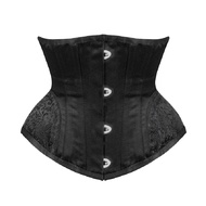 Waist trainer Gothic Underbust Corset and Waist cincher steampunk Bustiers Top Workout Shape Body sexy lingerie Slimming Belt