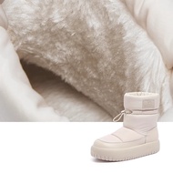 Camel Womens Winter Snow Boots Thick Sole Warm Fleece Water Repellent Walking Boots