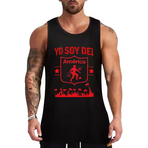 America de Cali Colombia Futbol Camiseta Jersey TShirt Tank Top sports vest gym clothes man gym shir