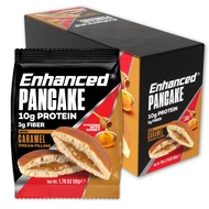 Enhanced Labs Protein Pancakes To Go - Caramel (Pack of 10) - Low Carb, Low Sugar, Low Calorie, High