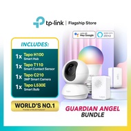 TP-Link Tapo Smart Home Automation Bundle (C210 C225 C500 H100 T100 T110 L530E L920-5)