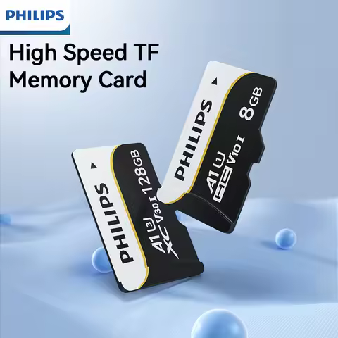 PHILIPS 128GB Micro TF Card, microSDXC UHS-I Flash Memory Card 130MB/s, C10, U3, A1, V30, Full HD, 4