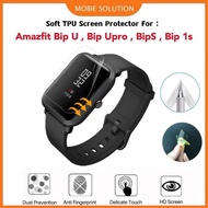 For Amazfit Bip U , Bip U pro , Bip S , Bip 1s Screen Protector Ultra Thin Soft TPU Screen Protector