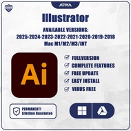 【Lifetime】 Ai IIIustrator Supports Windows/Mac/M1 M2 M3 Intel Lifetime Use 2025~2018 Version
