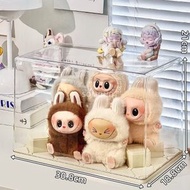 Others - 適用於Labubu積木款盲盒展示架 | 拉布布坐坐馬卡龍搪膠娃娃公仔收納盒-【特大號】拉布布收納展示架【奶油色】