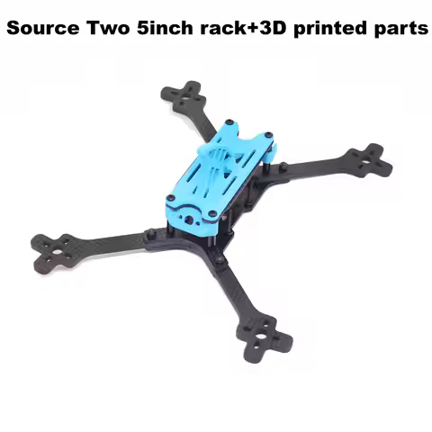 BCUBE Source Two Open Source FPV Drone Frame Kit Carbon Fiber 5inch For O3 FPV Racing Drone Quadcopt