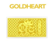 Goldheart 999 Gold 1G Flourishing Prosperity Gold Bar