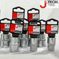 J-TECH TOOLS 1/2 CR-V CHROME BOX SOCKET / SOCKET BOX / (6 POINT) 8MM-32MM