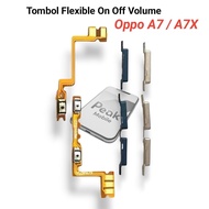 TOMBOL Flexible on off volume buttons for Oppo A7 Oppo A7X/ one set