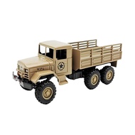 Miniature diecast military vehicle WPL B16 WPL B36 six wheel 1:64 scale