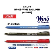 (1DRUM) GSOFT BP-GS-WM5 Ball Pen [0.5MM] | 25'S | 原子笔 X 1DRUM
