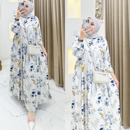 DRESS TERBARU MIDI DRESS RAYON PREMIUM / MIDI DRESS BUSUI FRIENDLY / MIDI DRESS RAYON PREMIUM TERLAR