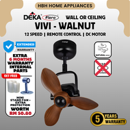 【FIERO TINY 16 VIVI 16】Wall 16" Fan Remote Control / Kipas Dinding Remote / Quiet Operation / Home U