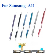 New For Samsung Galaxy A11 Power button Button Side Key Volume Up Down Flex Cable Cellphone Part