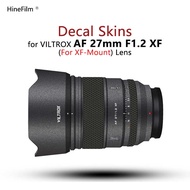 Viltrox 27mmF1.2 Lens Stickers XF 27F1.2 Cover Skin For Viltrox AF 27mm F1.2 Pro XF Lens Protector A