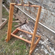 Tempat penyimpanan Gitar Kayu/stand Gitar