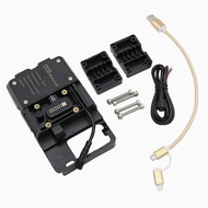 Motorcycle USB Charger Mobile Phone Holder Stand Bracket fit For BMW R1300GS ADV 2025 R1200GS R1250G