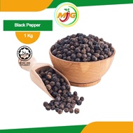Ez Bizy Black Pepper Sarawak / Lada Hitam Sarawak- 1kg Herbs  Spices Rempah Ratus 黑胡椒