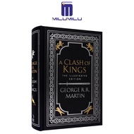 เพลงน้ำแข็งและไฟ #2การปะทะกันของพระมหากษัตริย์ภาพประกอบปกแข็งโดย George R. หนังสือภาษาอังกฤษดั้งเดิม